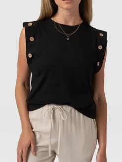 Sale Saint and Sofia Rowan Tee - Black