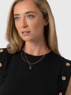 Sale Saint and Sofia Rowan Tee - Black