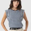 Discount Saint and Sofia Rowan Tee - Navy Stripe
