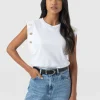 Sale Saint and Sofia Rowan Tee - White