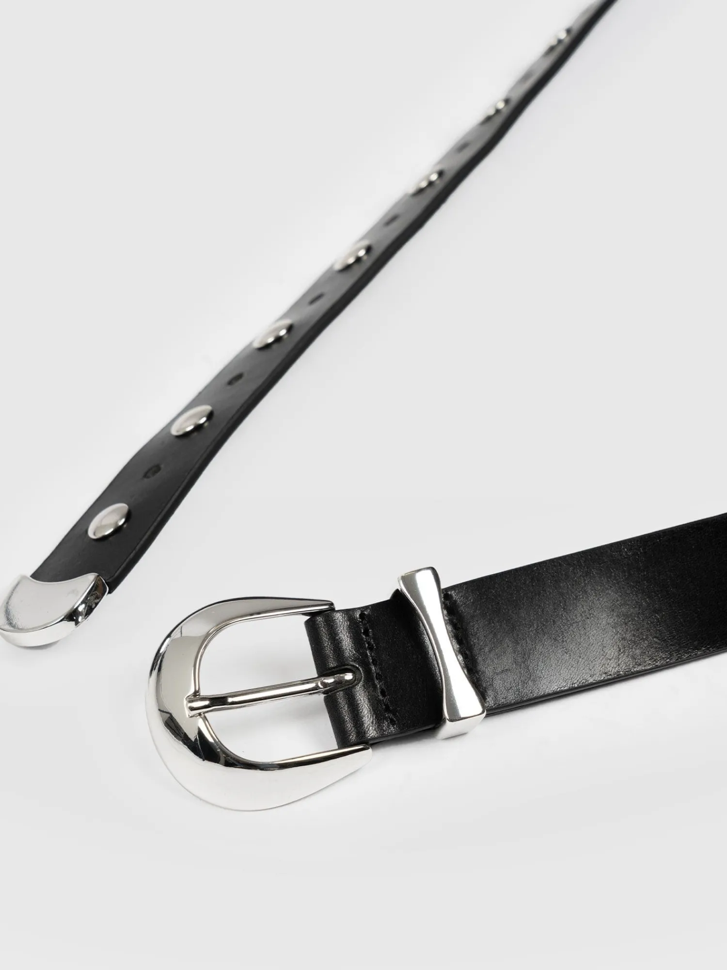 Fashion Saint and Sofia Roxie Studded Belt - Black