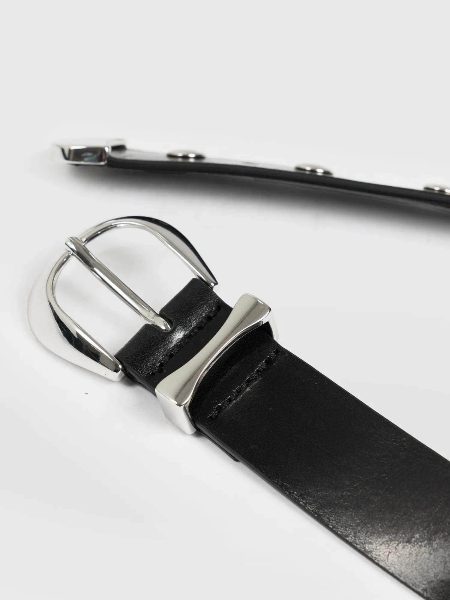 Fashion Saint and Sofia Roxie Studded Belt - Black