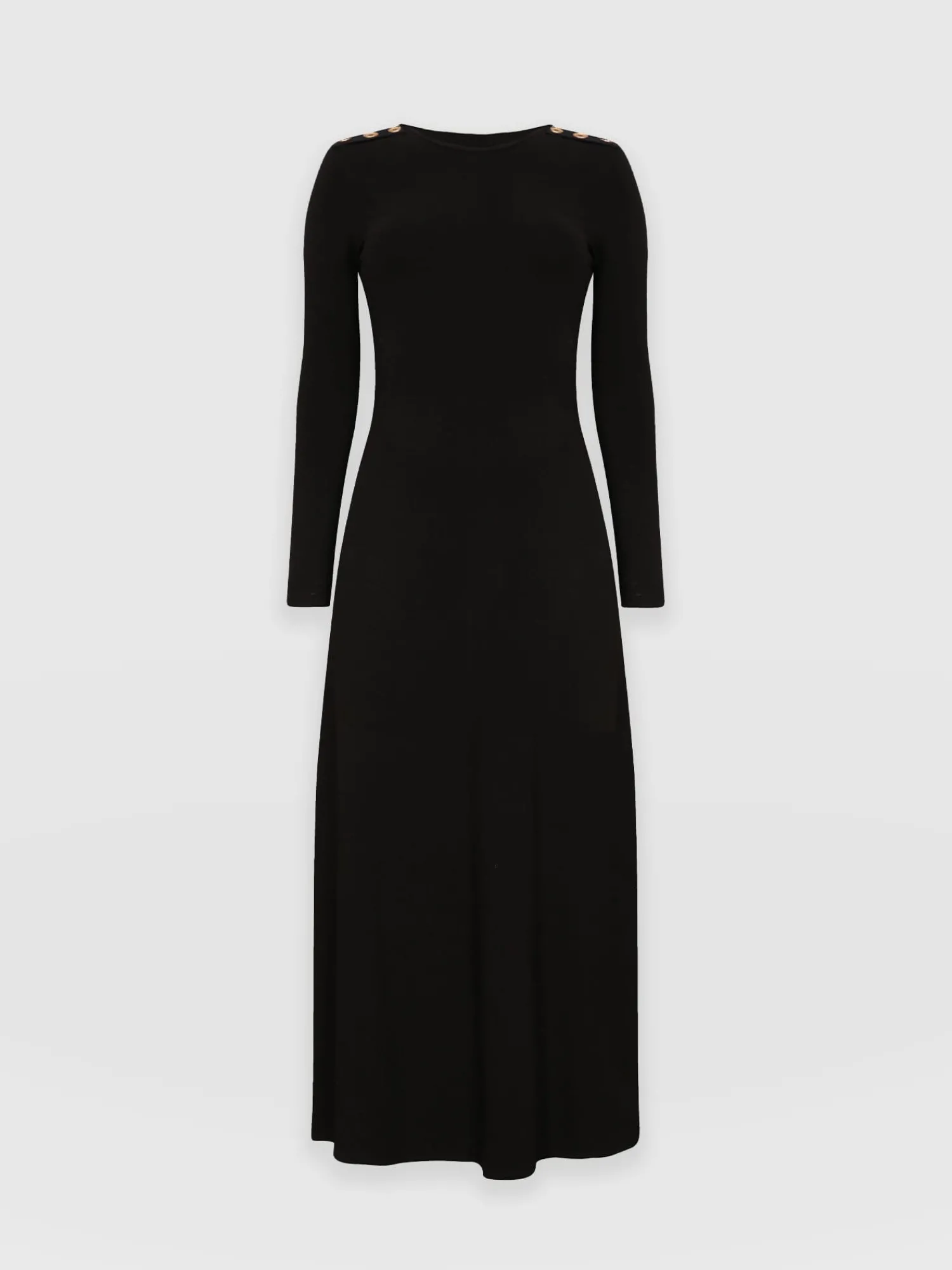 Online Saint and Sofia Runway Maxi Dress - Black