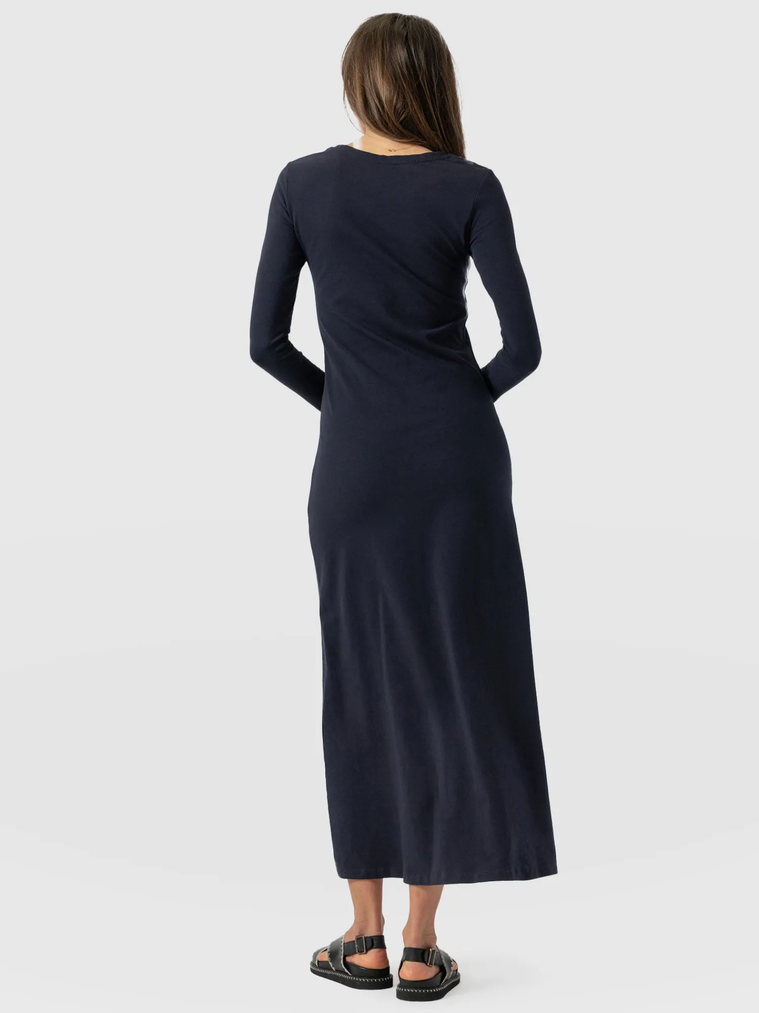 Hot Saint and Sofia Runway Maxi Dress - Navy