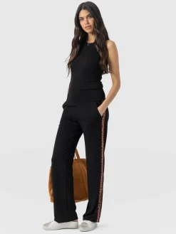 Clearance Saint and Sofia Runway Pant - Black Leopard