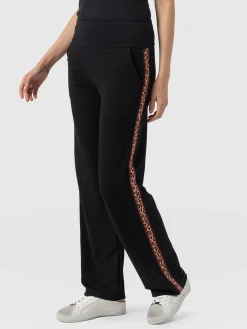 Clearance Saint and Sofia Runway Pant - Black Leopard