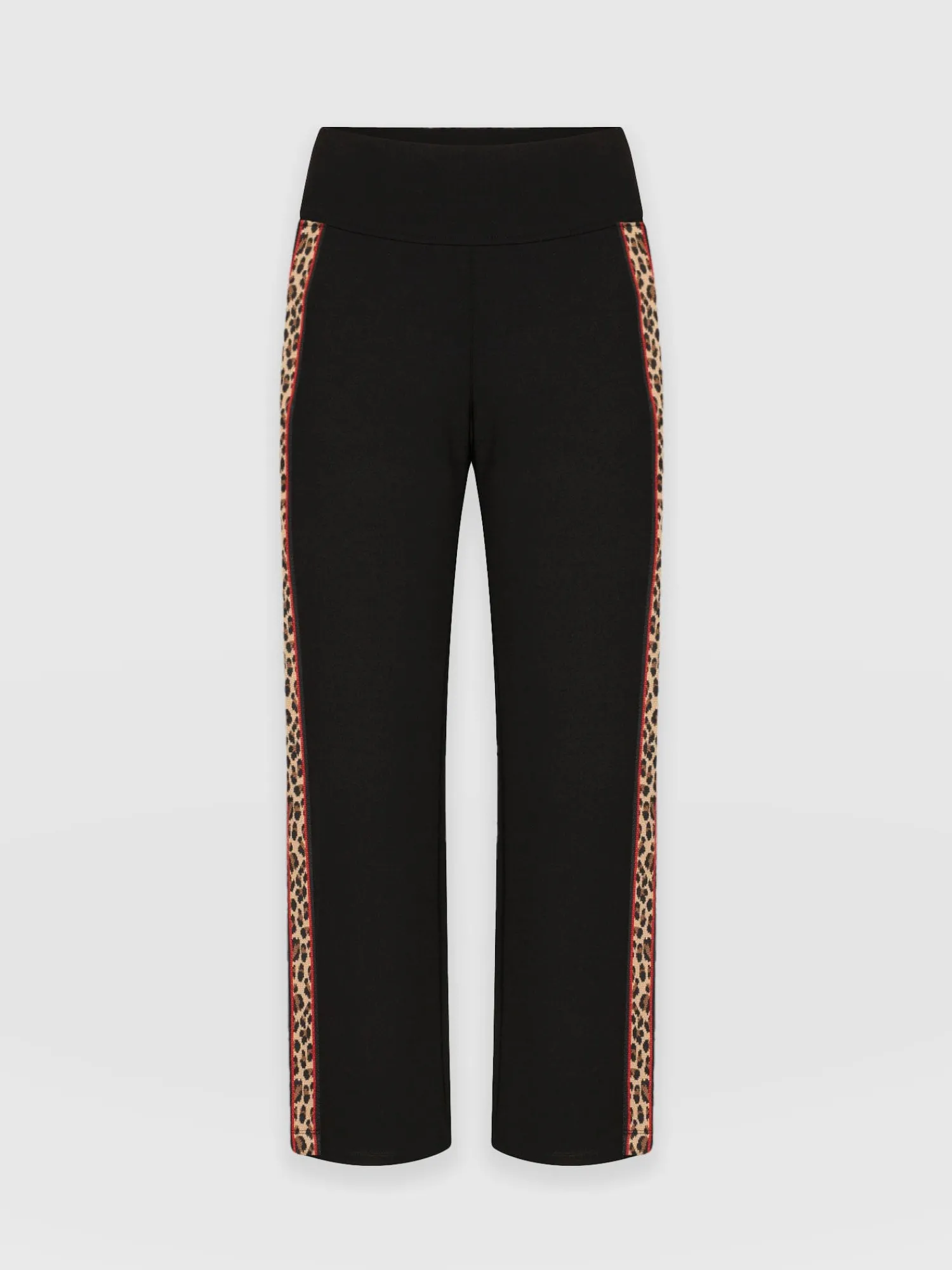 Clearance Saint and Sofia Runway Pant - Black Leopard
