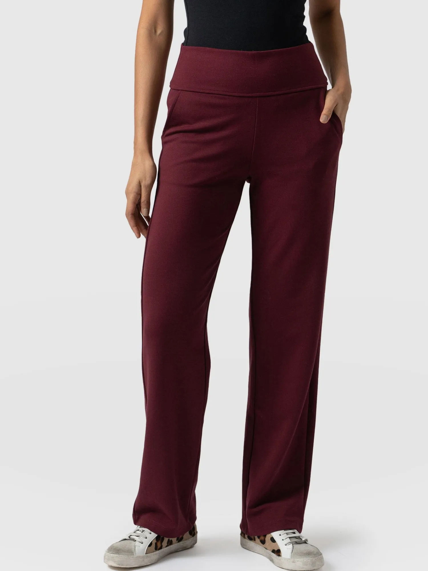 Fashion Saint and Sofia Runway Pant - Burgundy