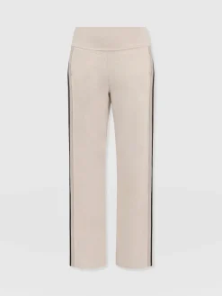 New Saint and Sofia Runway Pant - Light Beige Stripe