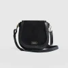 Hot Saint and Sofia Saddle Bag - Black