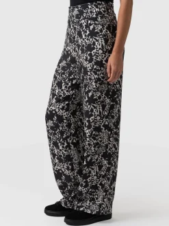 Best Saint and Sofia Sienna High Waisted Pant - Black Cream Floral