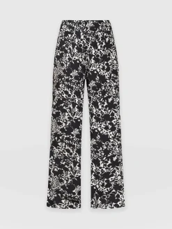 Best Saint and Sofia Sienna High Waisted Pant - Black Cream Floral