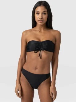 Outlet Saint and Sofia Skye Hipster Bikini Bottom - Black