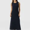 Online Saint and Sofia Sleeveless Runway Maxi Dress - Navy