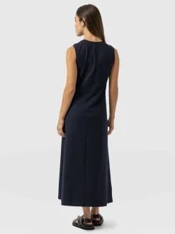 Online Saint and Sofia Sleeveless Runway Maxi Dress - Navy