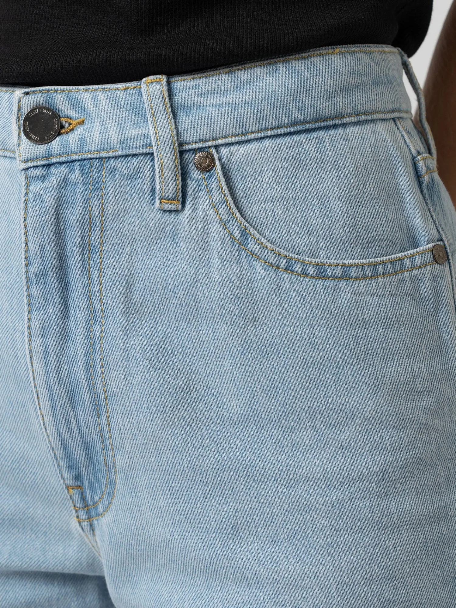 Clearance Saint and Sofia Slim Mom Jeans - Pale Blue