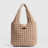 Fashion Saint and Sofia Soho Shoulder Tote Bag - Beige