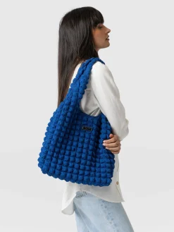 Best Saint and Sofia Soho Shoulder Tote Bag - Blue