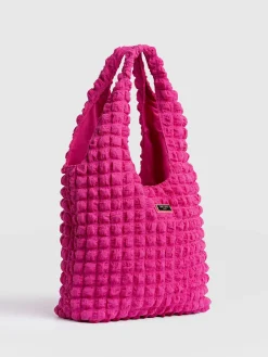 Outlet Saint and Sofia Soho Shoulder Tote Bag - Fuchsia Pink