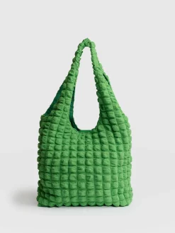 Discount Saint and Sofia Soho Shoulder Tote Bag - Green
