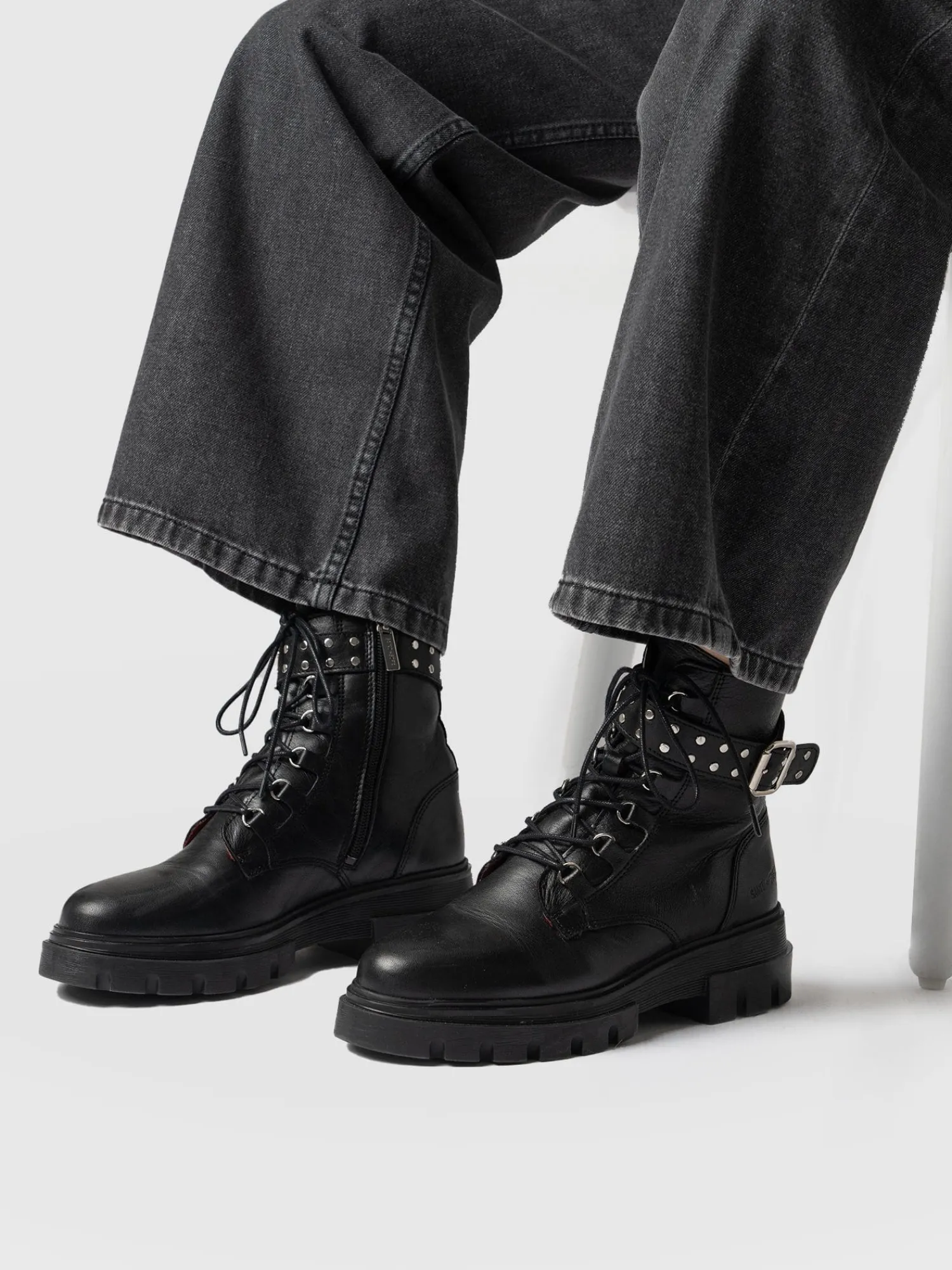 Best Saint and Sofia Southbank Studded Boot - Black