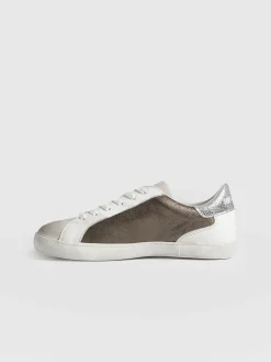 Sale Saint and Sofia Spitalfields Sneaker - Metallic Gold
