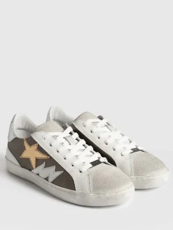 Sale Saint and Sofia Spitalfields Sneaker - Metallic Gold