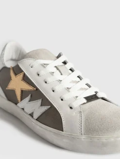 Sale Saint and Sofia Spitalfields Sneaker - Metallic Gold
