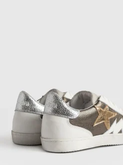 Sale Saint and Sofia Spitalfields Sneaker - Metallic Gold