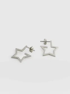 Fashion Saint and Sofia Star Earrings - Silver