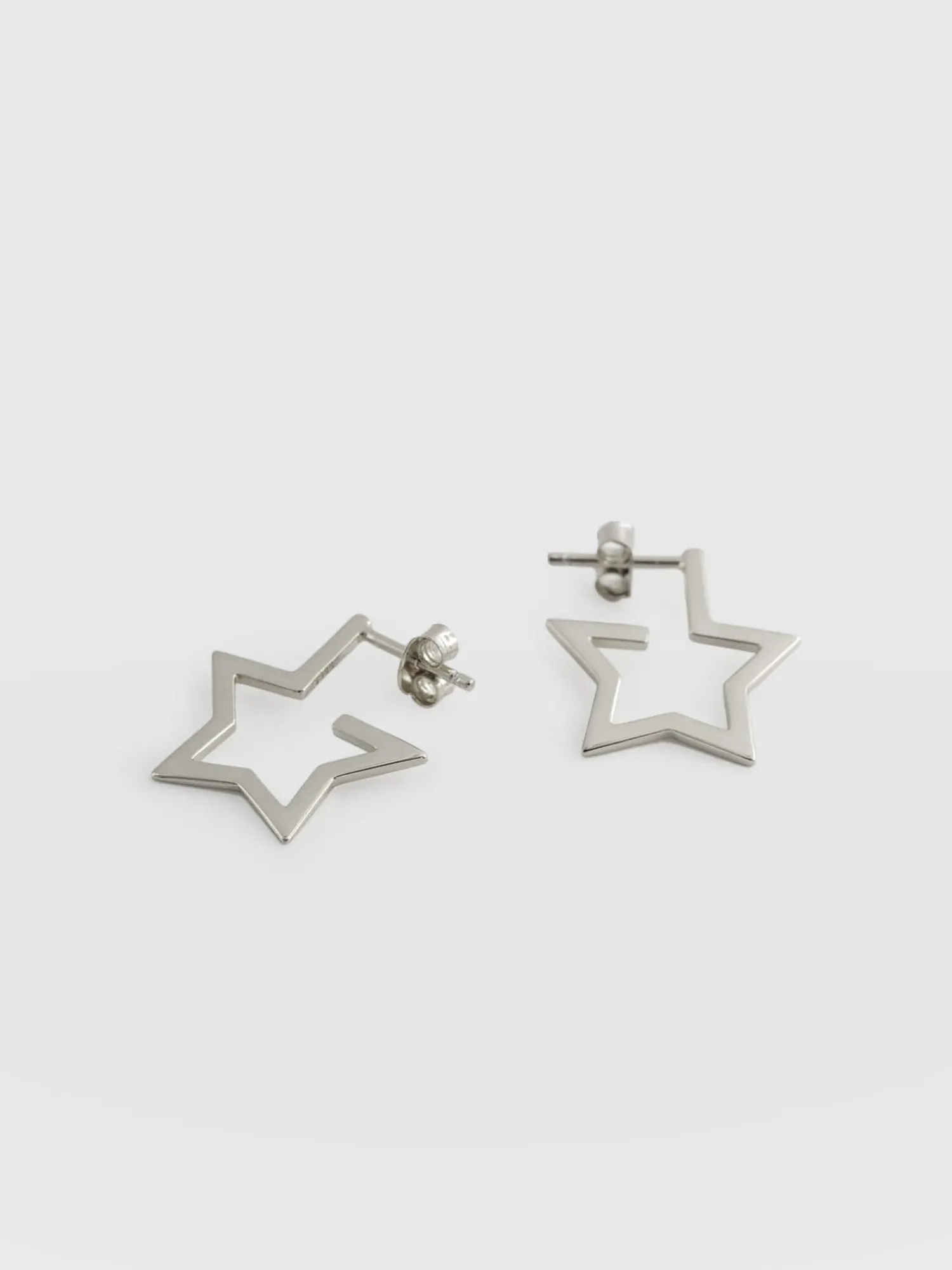 Fashion Saint and Sofia Star Earrings - Silver