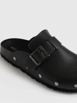Discount Saint and Sofia Studded Clogs - Black