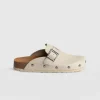 Discount Saint and Sofia Studded Clogs - Cream