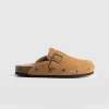 Outlet Saint and Sofia Studded Clogs - Tan Shearling