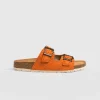 Online Saint and Sofia Studded Sutton Slides - Orange