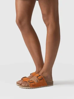 Online Saint and Sofia Studded Sutton Slides - Orange