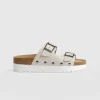 Online Saint and Sofia Sutton Slide - Cream Studded