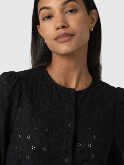 Best Saint and Sofia Tabitha Blouse - Black Broderie