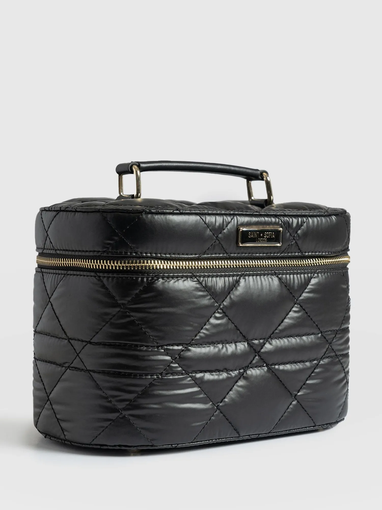 Fashion Saint and Sofia Vanity Case - Black