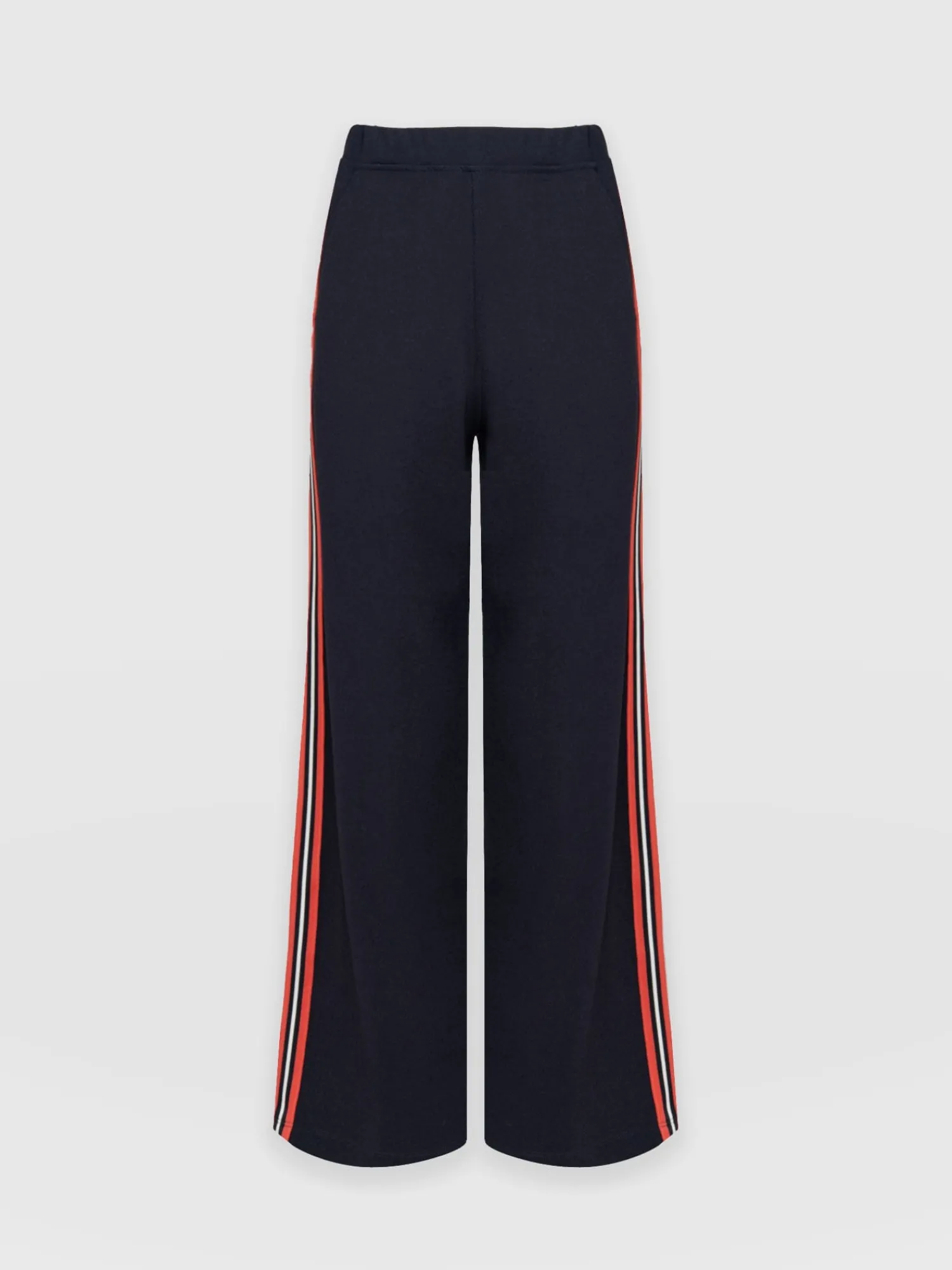 New Saint and Sofia Victory Straight Leg Pant - Navy/Red Stripe