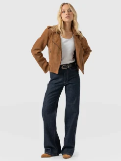 Best Saint and Sofia Wide Leg Jeans - Indigo Blue